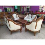 Kursi Sofa Jati Ukiran Mewah Sofa Jati Ukir Jepara Furniture Jepara - Gambar 2