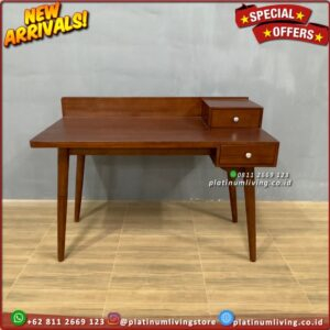 Meja Belajar Minimalis Meja Komputer Kayu Jati Furniture Jepara Indonesia