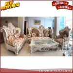 Kursi Sofa Jati Ukiran Mewah, Sofa Ukir Mewah , Kursi Tamu Ukir Mewah Furniture Jepara - Gambar 2
