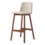 Kursi bar modern terlaris kursi bar minimalis kayu jati kursi cafe Furniture Jepara Indonesia - Gambar 2