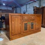 Meja Tv Jati 150cm Bufet Tv Jati Drawers Jati Meja Tv Jati Bufet Jati Furniture Jepara - Gambar 2