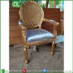 Kursi Pelaminan Mewah Gold Kursi Pengantin Mewah Kursi Pelaminan Furniture Jepara - Gambar 4