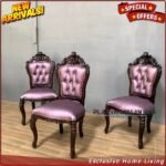 Kursi Makan Ukir, Kursi Makan Kayu jati, Kursi Makan Mewah Furniture Jepara - Gambar 3