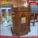 Mimbar Podium Jati Mimbar Jepara Podium jati Podium Furniture Jepara Indonesia - Gambar 2