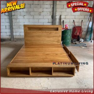 Tempat Tidur Jati Laci 160x200 Dipan Jati Minimalis Tempat Tidur Jati - Alas Jari Jari Furniture Jepara