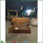 Tempat Tidur Jati Minimalis 160x200 Dipan Laci Jati Modern Dipan Jati Furniture Jepara - Gambar 3