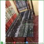 Meja Makan Marmer Import Rangka Stainless 200x100 Meja Makan Stainless Furniture Jepara - Gambar 2