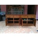 Bufet Laci Kayu Jati Lemari Laci Minimalis Meja Tv Jati Meja Laci Jati Furniture Jepara - Gambar 4