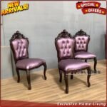Kursi Makan Ukir, Kursi Makan Kayu jati, Kursi Makan Mewah Furniture Jepara - Gambar 4