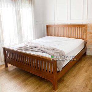 Tempat Tidur Jati Minimalis 160x200, Dipan jati 160x200, Divan jati Furniture Jepara