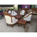 Kursi Sofa Jati Ukiran Mewah Sofa Jati Ukir Jepara Furniture Jepara - Gambar 4