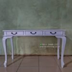 Meja Laci Duco Putih Meja Hias Laci Meja Console Laci 3 Meja Vintage Furniture Jepara