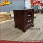 Nakas Jati Meja Lampu Tempat Tidur Bedside Table Side Table Jati Furniture Jepara - Gambar 5