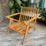 Kursi Sofa Jati Single Kursi Santai Jati Teak Lounge Chair Sofa Jati Furniture Jepara - Gambar 4