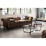 Kursi Sofa Minimalis 3 Dudukan Chesterfield, Sofa Tamu Minimalis Jati Furniture Jepara