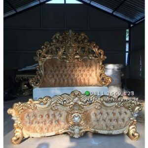 Tempat Tidur Mewah Ukiran Jepara 180x200, Dipan Ukir Jepara Luxury Furniture Jepara