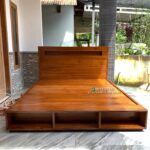 Tempat Tidur Jati Minimalis 180x200 Dipan Jati Divan Jati Tempat Tidur Furniture Jepara - Gambar 3