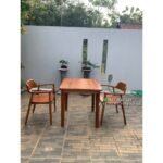 Meja Makan Jati Minimalis 2 Kursi, Meja Makan Cafe 2 Kursi, Kursi Cafe Furniture Jepara