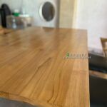 Meja Makan Jati 140x80 Kursi 4 Meja Makan Jati 4 Kursi Meja Makan Jati Furniture Jepara - Gambar 4