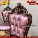 Kursi Makan Ukir, Kursi Makan Kayu jati, Kursi Makan Mewah Furniture Jepara - Gambar 2