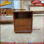 Nakas Jati Laci 2 Bedside Jati Minimalis Nakas Lampu Dipan Furniture Jepara Indonesia