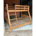 Tempat Tidur Anak Tingkat Kayu Jati Dipan Anak Tingkat Divan Anak Furniture Jepara - Gambar 2