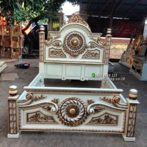 Tempat Tidur Jati 180x200 Ukiran Mewah Dipan Jati Ukir Jepara Furniture Jepara