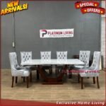 Meja Makan Marmer 6 Kursi Meja Makan Marmer Rangka Jati Meja Marmer Furniture Jepara Indonesia