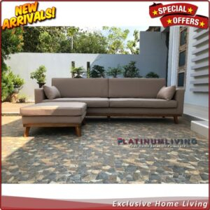 Kursi Sofa Jati Modern, Sofa Tamu Minimalis Letter L Modern, Sofa Jati Furniture Jepara