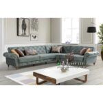 Kursi Sofa Minimalis Modern, Sofa Tamu Jati Sudut Scandinavian Furniture Jepara