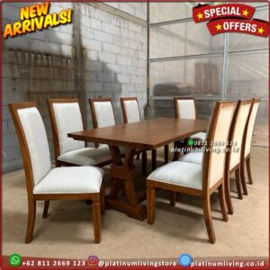 Meja Makan Jati Meja Makan Jati 8 Kursi Meja Makan Minimalis Modern Furniture Jepara Indonesia