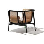 Kursi Sofa Santai Jati Single, Sofa Malas Jati, Teak Rattan, Sofa Furniture Jepara - Gambar 3