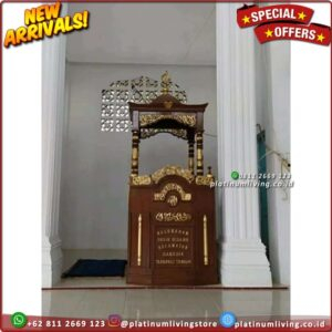 Mimbar Masjid jati Jepara Mimbar Masjid Ukir Furniture Jepara Indonesia