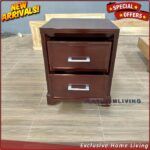 Nakas Jati Meja Lampu Tempat Tidur Bedside Table Side Table Jati Furniture Jepara - Gambar 4