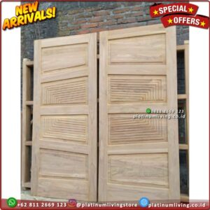 Pintu Jati Jepara Pintu Rumah MInimalis Pintu Utama Modern Furniture Jepara Indonesia