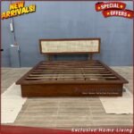 Tempat Tidur Jati Minimalis Dipan Jati Kombinasi Rotan Divan Jati Furniture Jepara Indonesia