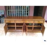 Bufet Laci Kayu Jati Lemari Laci Minimalis Meja Tv Jati Meja Laci Jati Furniture Jepara - Gambar 2