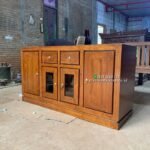 Meja Tv Jati 150cm Bufet Tv Jati Drawers Jati Meja Tv Jati Bufet Jati Furniture Jepara - Gambar 3