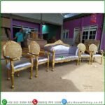 Kursi Pelaminan Mewah Gold Kursi Pengantin Mewah Kursi Pelaminan Furniture Jepara