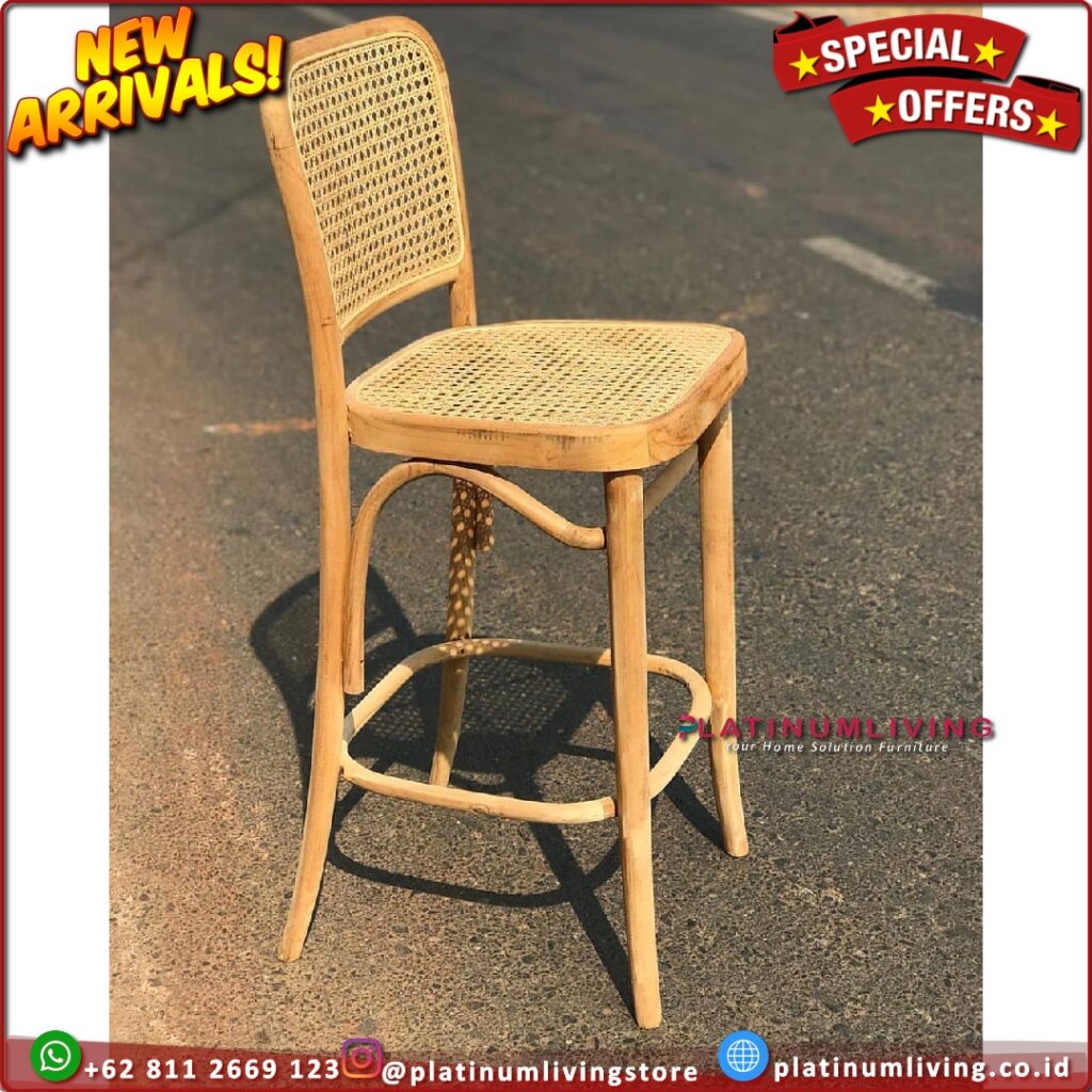 Kursi Bar Jati Kursi Makan Jati Kursi Bar Café Teak Bar Chairs