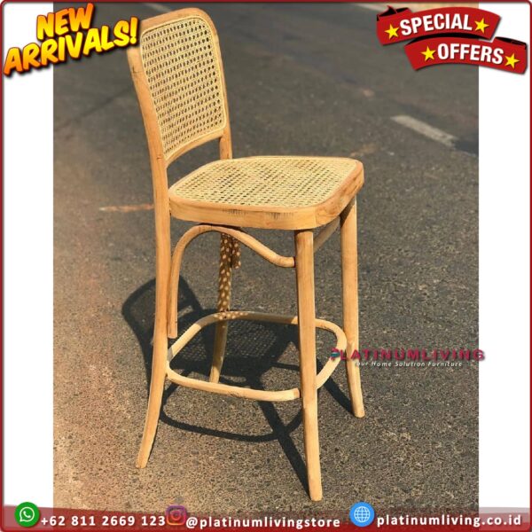 Kursi Bar Jati Kursi Makan Jati Kursi Bar Café Teak Bar Chairs