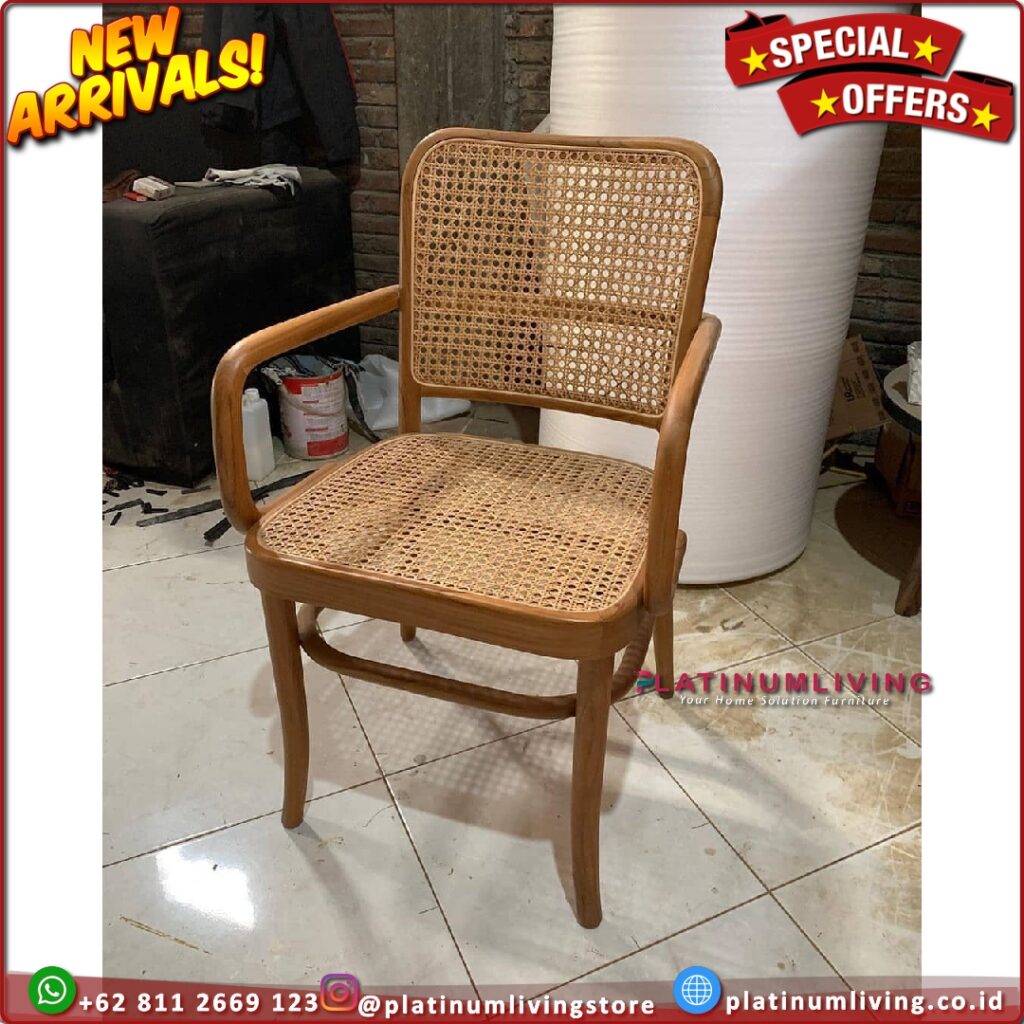 Kurs I Makan Jati Arm rest Chairs Kursi Kevin Kursi Makan Café Resto Kayu jati