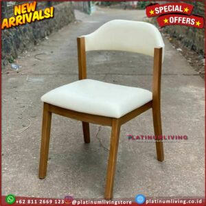 Kursi Café Jati MinimalisSandaran Teak Wood Chairs