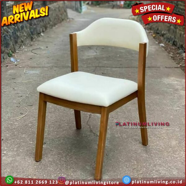 Kursi Café Jati MinimalisSandaran Teak Wood Chairs