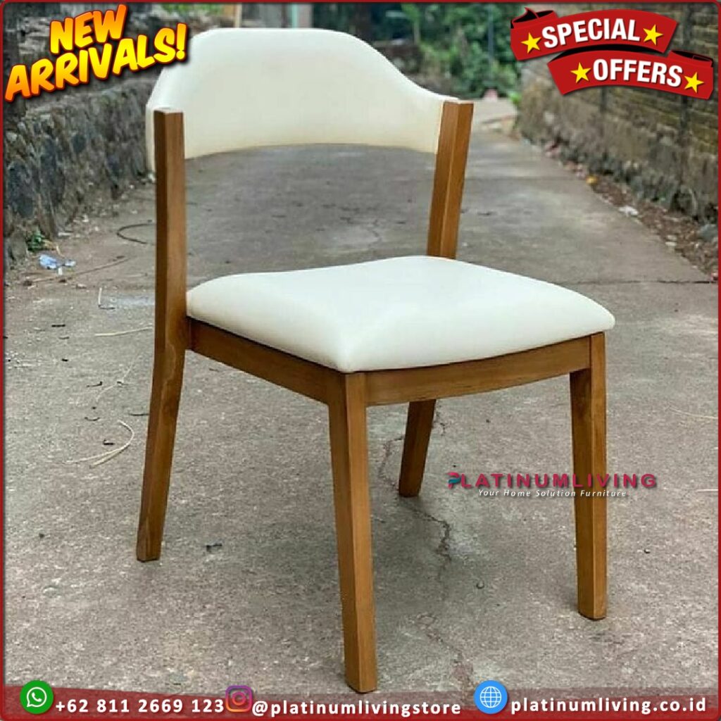 Kursi Café Jati MinimalisSandaran Teak Wood Chairs