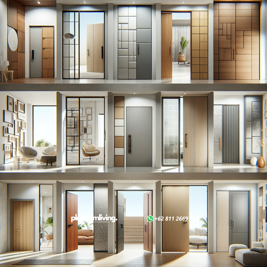 Model pintu minimalis terbaru dengan desain modern dan elegan