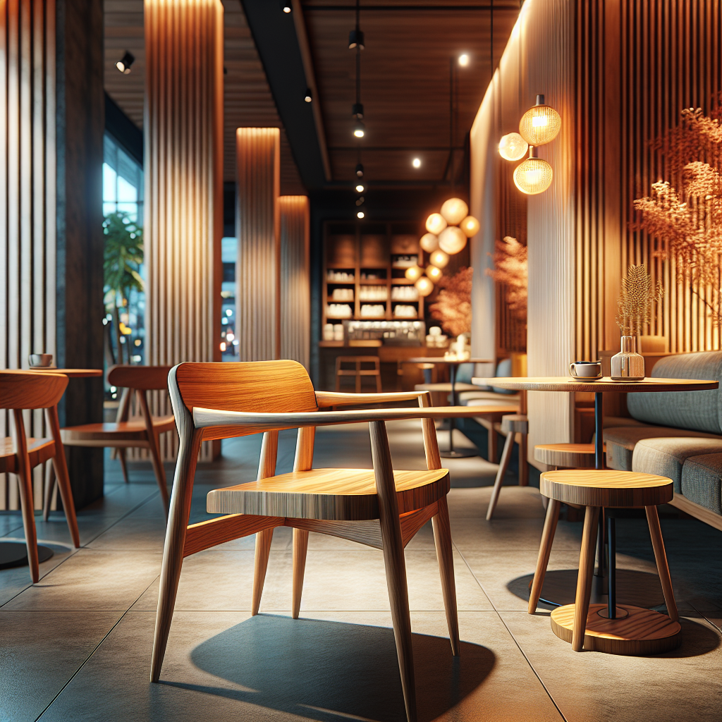 Jual Kursi Cafe Jati Berkualitas di Taman Sari: Pilihan Tepat untuk Bisnis Anda 1 Set kursi cafe jati berkualitas di kafe bergaya modern di Taman Sari