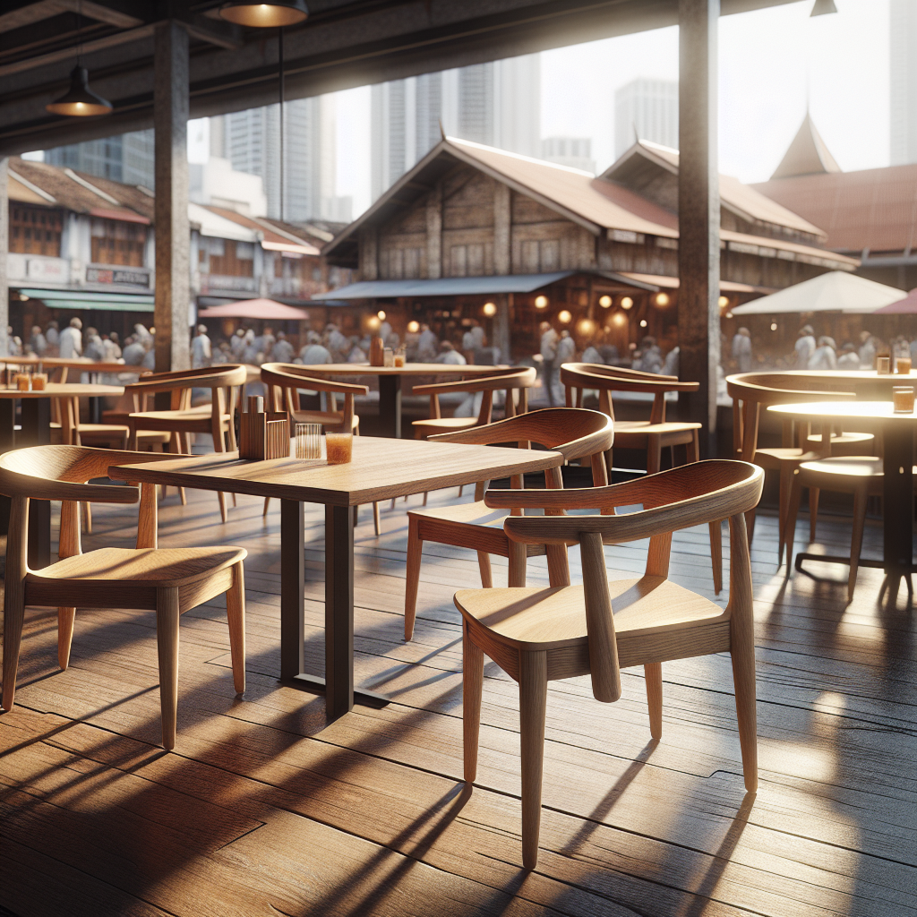 Jual Kursi Cafe Jati di Tanah Abang: Pilihan Terbaik untuk Bisnis Anda 1 Kursi cafe kayu jati berkualitas di Tanah Abang