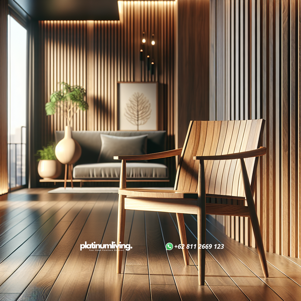 Keunggulan dan Tips Memilih Kursi Kayu Jati Berkualitas untuk Hunian Anda 1 Kursi kayu jati dengan desain elegan dan terawat