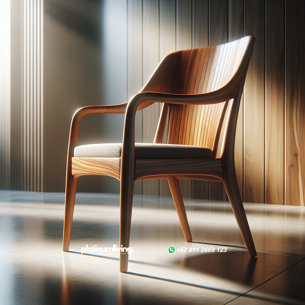 Keunggulan dan Tips Memilih Kursi Kayu Jati Berkualitas untuk Hunian Anda 1 Kursi kayu jati dengan desain elegan dan finishing halus